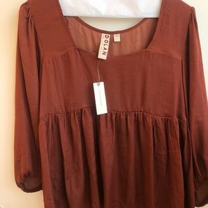 Terra Cotta Blouse